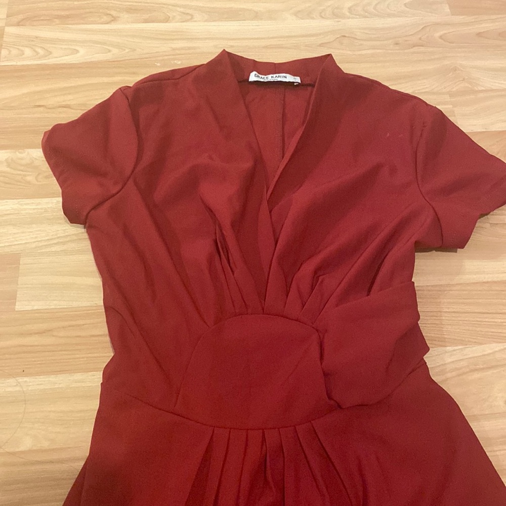 Red Maternity Dress